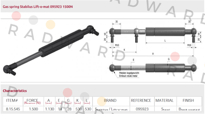 Stabilus-095923 price