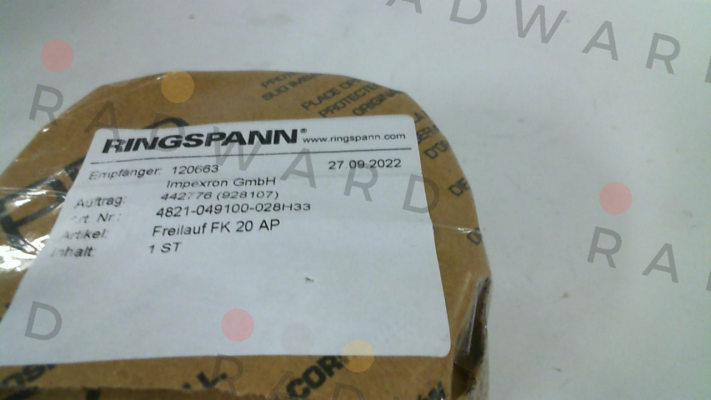 Ringspann-4821-049100-028H33 price