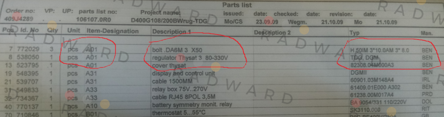 Benning-538050 obsolete,replaced by 10091560 price