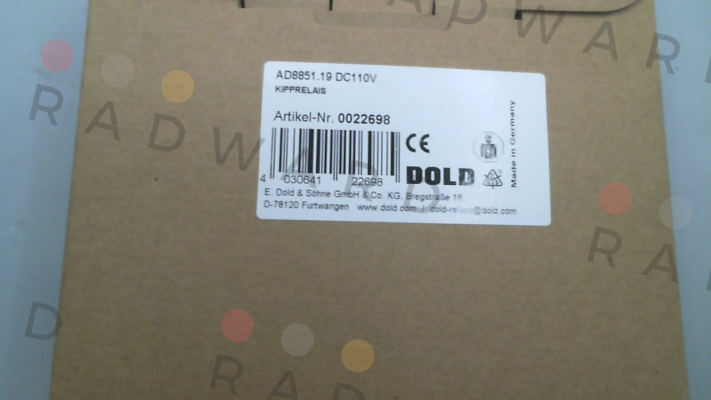 Dold-p/n: 0022698, Type: AD8851.19 DC110V price