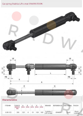 Stabilus-094498/500N price