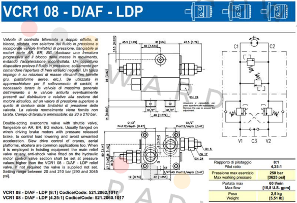 Brevini-VCR1 08-D/AF-LDP (8:1) price