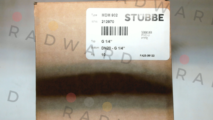 Stübbe-P/N: 212970, Type: MDM 902 price