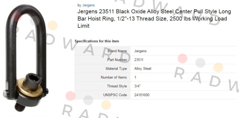 Jergens-23511  price