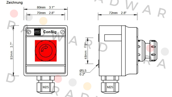 Stahl-130929 / 8040/1180X-10L07BA08 price