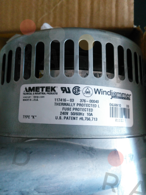 Ametek Windjammer-AMETEK 117416-03  price