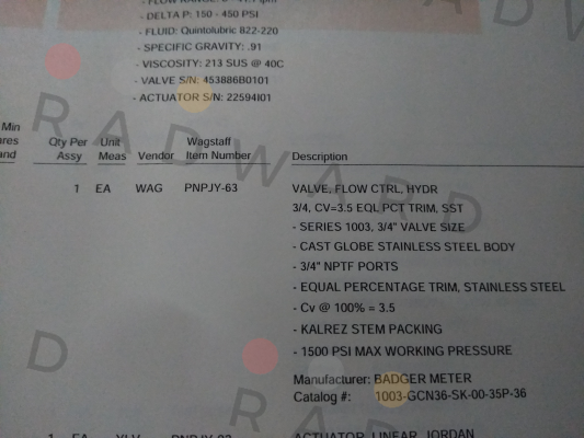 Badger Meter-Typ: RC200   price