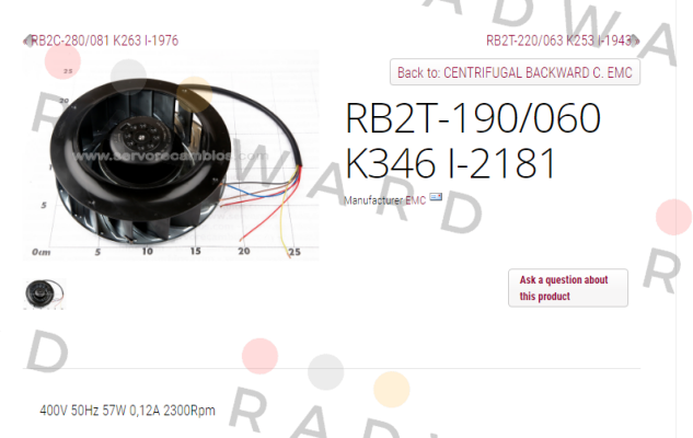 Emc-RB2T-190/060 K346 I-2181 price