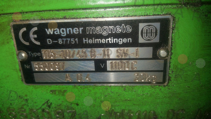 Wagner Magnete-115-10/45.8-11 SV-1:110 price