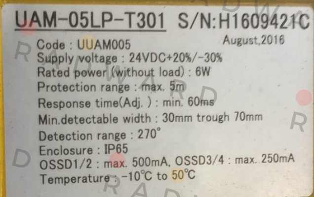 Hokuyo-UAM-05LP-T301 price