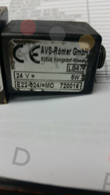 Avs Römer-Art. Nr. 720016, type E22-024/= -MO Magnetspule IP00 price