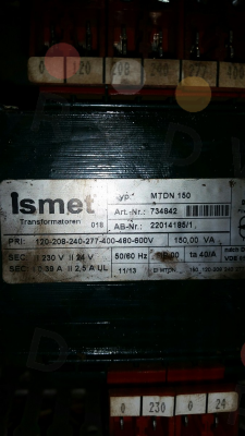 Ismet-MTDN 150 price