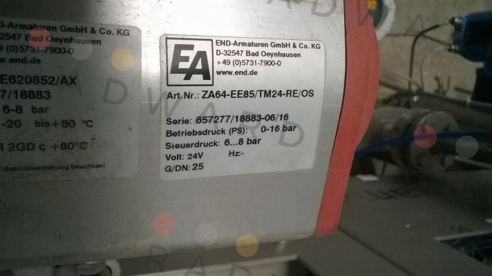 End Armaturen-ZA64-EE85/TM24-RE/OS (OEM) price