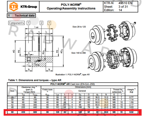 KTR-D95060001  price