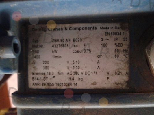 Demag-ZBA 90 A4 B020 - 43276876  price