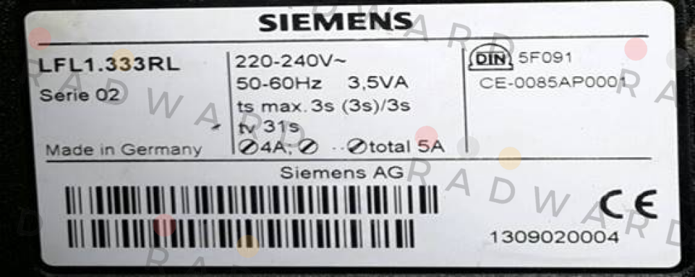 Siemens (Landis Gyr)-LFL1.333RL OEM, alternative LFL1.333  price