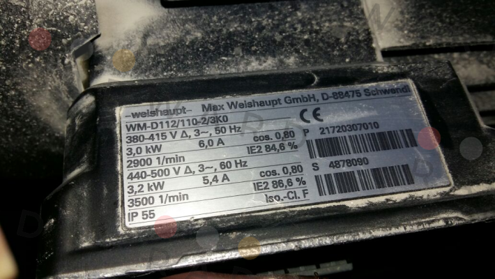 Weishaupt-WM - D112 / 110-2 / 3K0 obsolete replaced by WM-D112/140-2/3K0  price