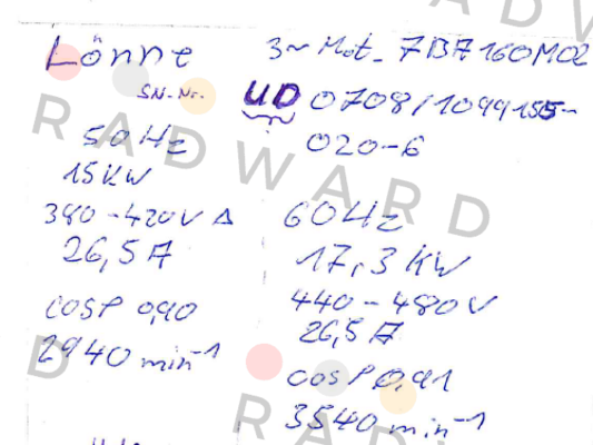 Lönne- 7BA160M02 obsolete,replaced by 1TZ9003-1DA33-4AA4 15 kW 3000n  price