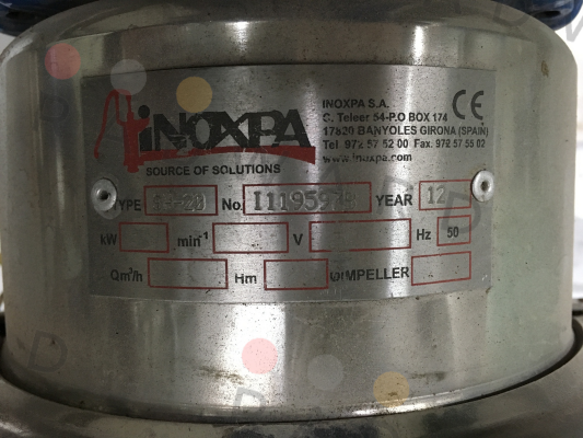 Inoxpa-8GC10-0201452  price