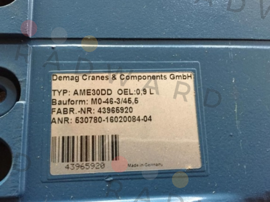 Demag-AME 30 DD-M0-46-3-45.5 price