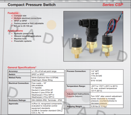 Barksdale-CSP11-21-53B price