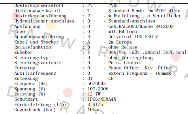 ProMinent-BT4B / BT4B1604PPB2000UA110000 price