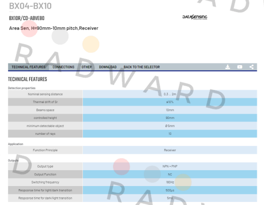 Micro Detectors / Diell-BX10R/CD-ABVE80 price