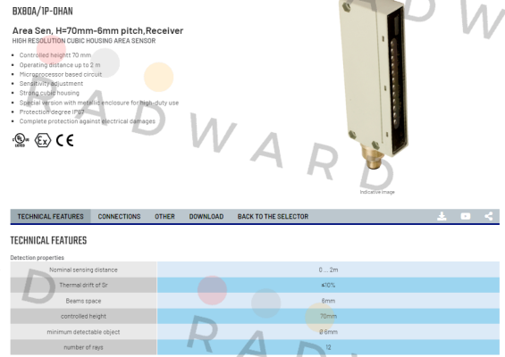 Micro Detectors / Diell-BX80A/1P-0HAN price