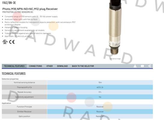 Micro Detectors / Diell-FAIZ/BN-3E price