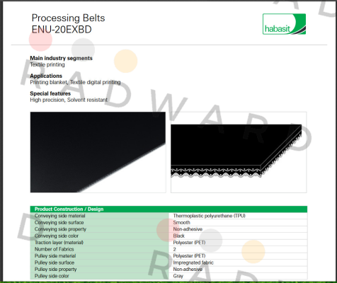 Habasit-ENU-20EXBD price