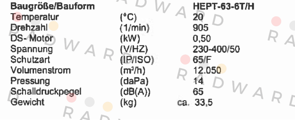 Sodeca-HEPT-63-6T/H  price