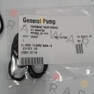 General Pump-701115 price