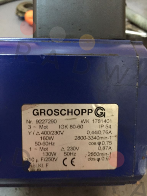 Groschopp-9227290 WK 1781401  price