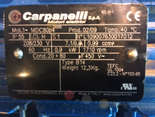 Carpanelli-MDC80P4 price