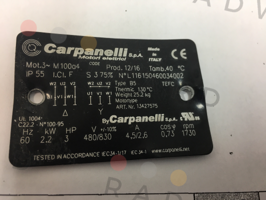 Carpanelli-L116150460034002  OEM price