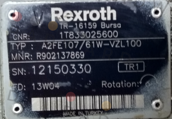 Rexroth-P/N: R902137869 Type: A2FE107/61W-VZL100  price