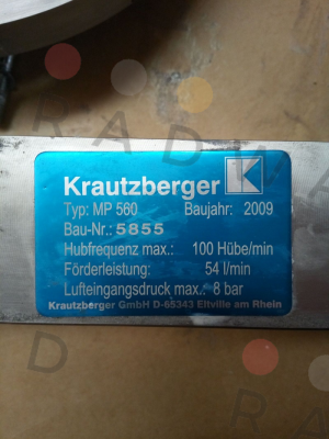 Krautzberger-Repair set for - MP 5855  price