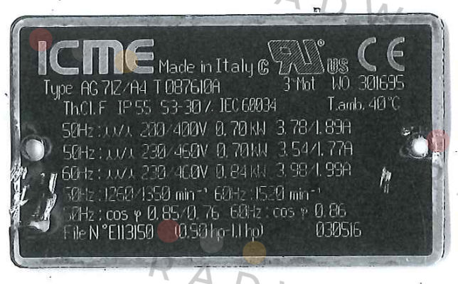 Icme Motor-AG 71Z/A4 T 0876110A  price