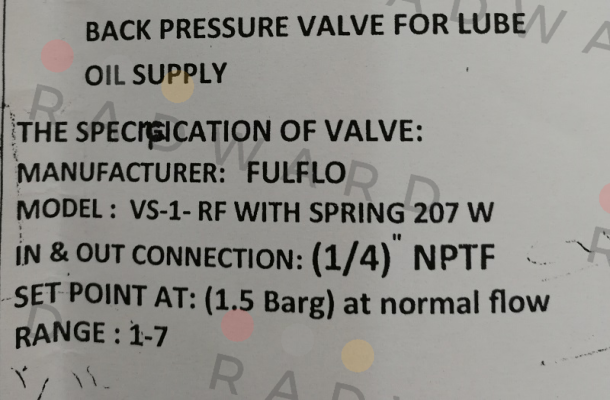 Fulflo-VS-2R-SS-WS  price