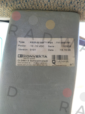 Konvekta-KS20.02 Set (T11-000-791) obsolete, replacement H11-004-446  price