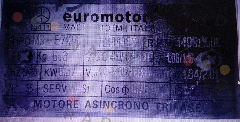 Euromotori-MS-E7124 old code, new code A B3P4 004 price