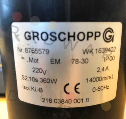 Groschopp-8755579 WK 1639402 oem  price