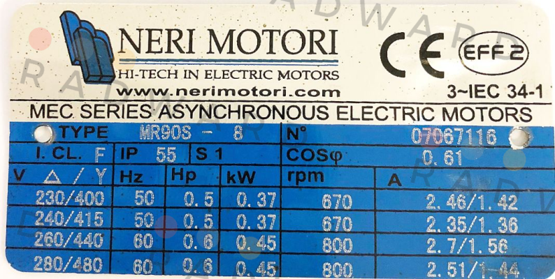 Neri Motori-T090S 8P price