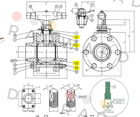 Valtaco-repair kit for 2666 (DN80/65) price