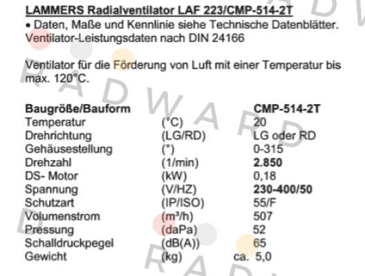 Sodeca-LAF 223/CMP-514-2T price