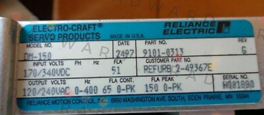 ElectroCraft-DM-150 (9101-0313) oem price