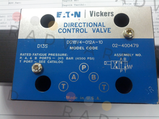 Vickers (Eaton)-VIDG Type DG18V4-012A-10 price