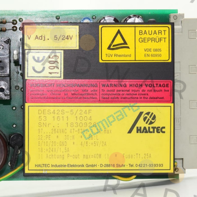 Witchtec (formerly HALTEC Industrie-Elektronik)-MPS-23-160-003.54 3160 1002 obsolete, replacement SV 196-001  price