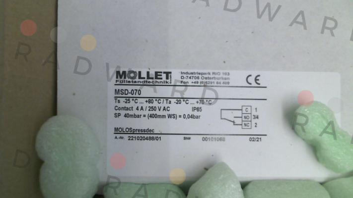 Mollet-MSD-070 price