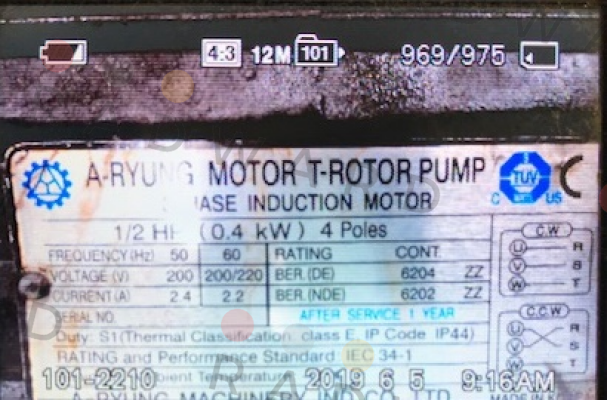 A-Ryung-Motor for AMTP-400V-206HA(VB) price